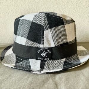 Beverly Hills Polo Club Monochrome Checkered Cap